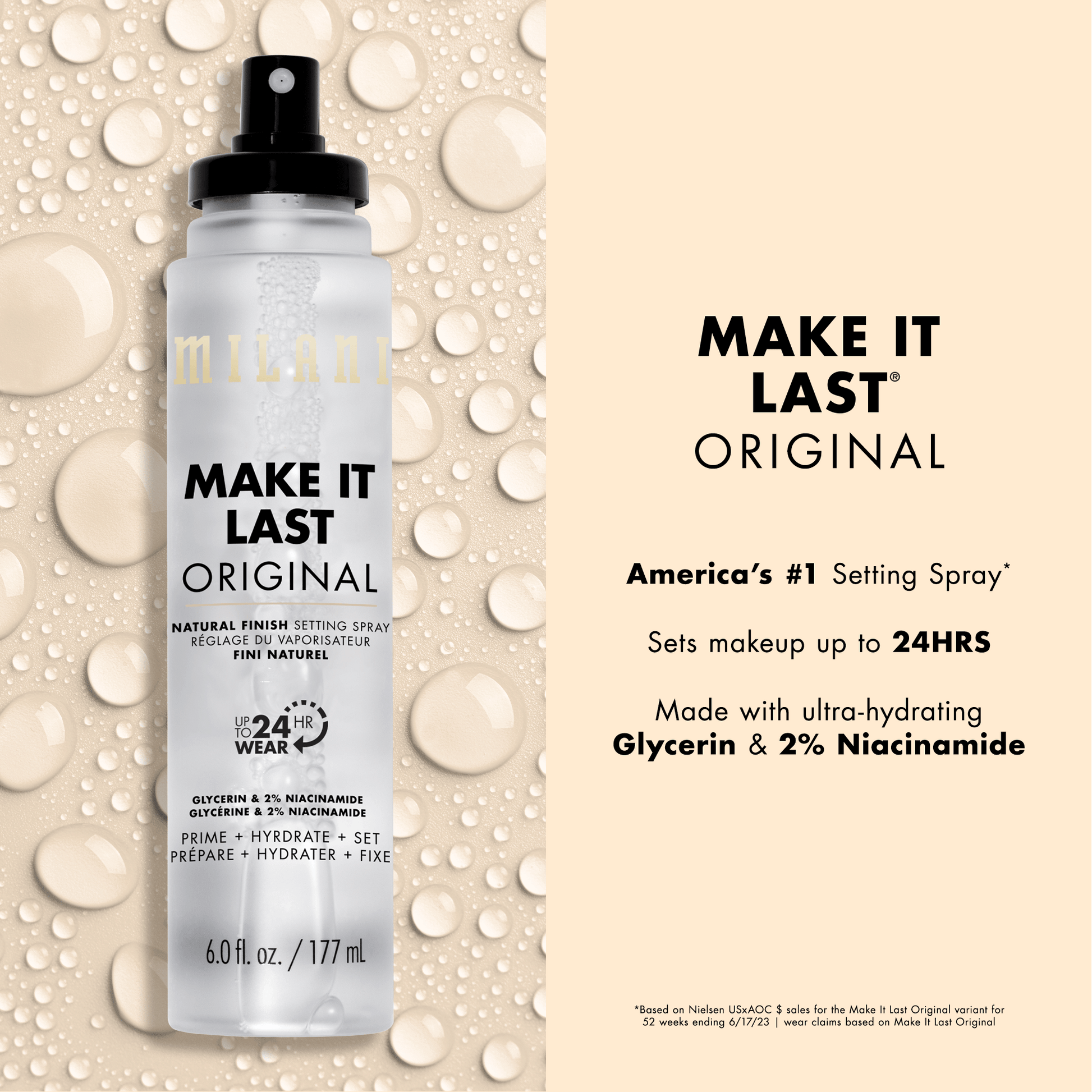 Make It Last Original - Natural Finish Setting Spray Jumbo Size