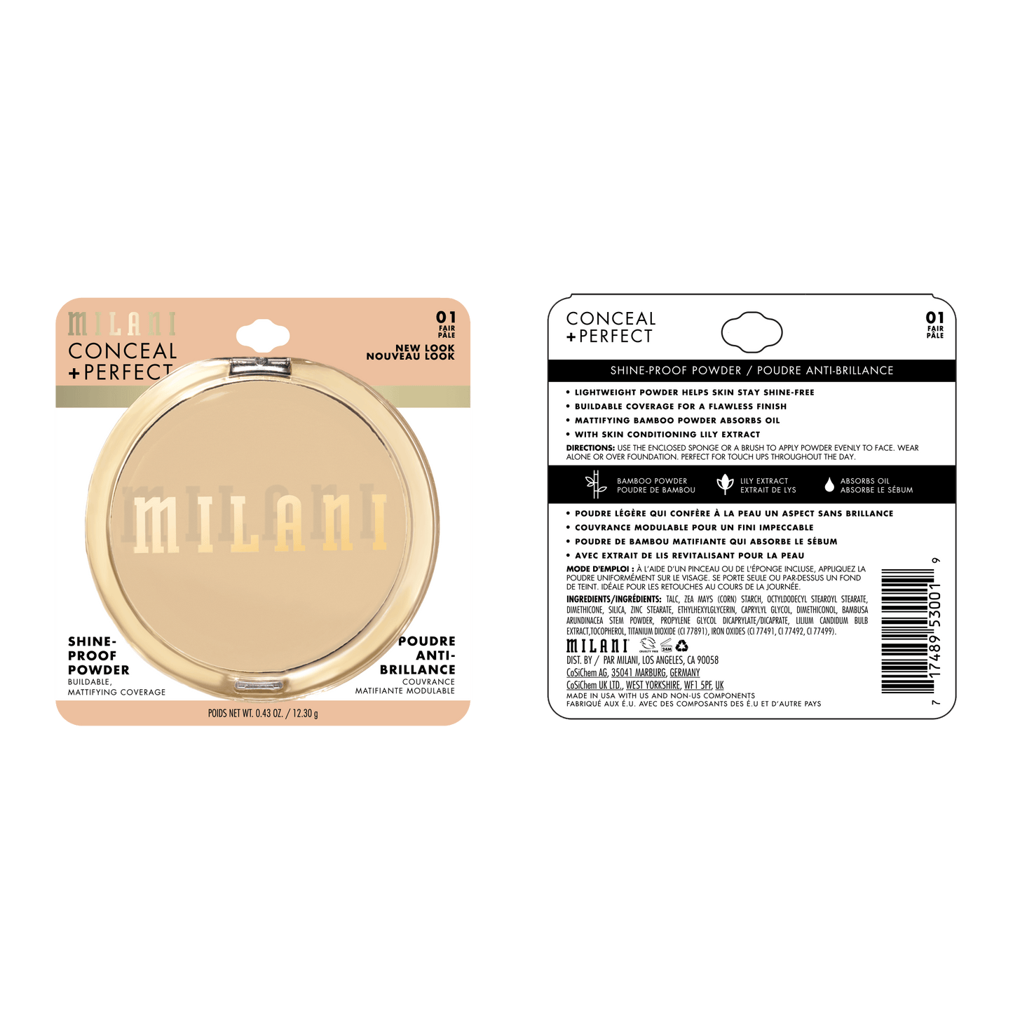 Conceal + Perfect Shine-Proof Powder
