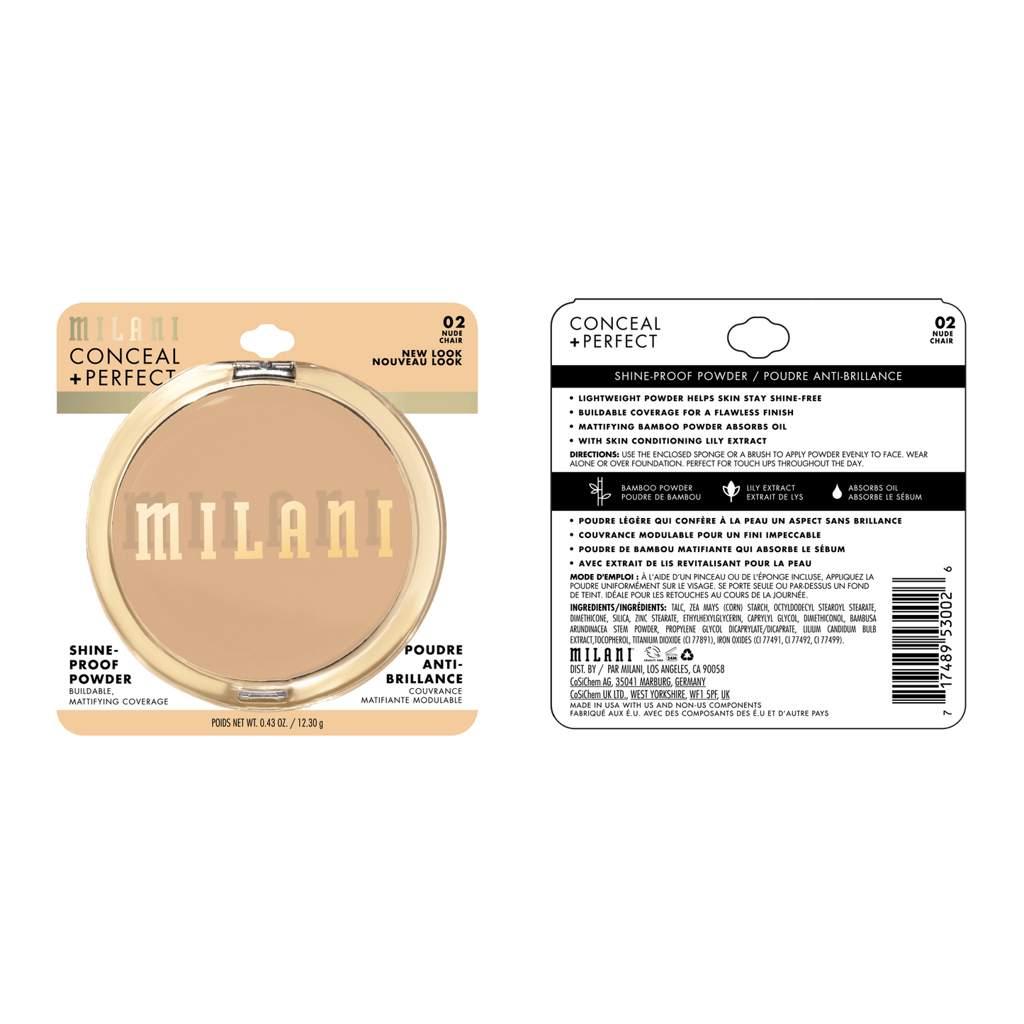 Conceal + Perfect Shine-Proof Powder