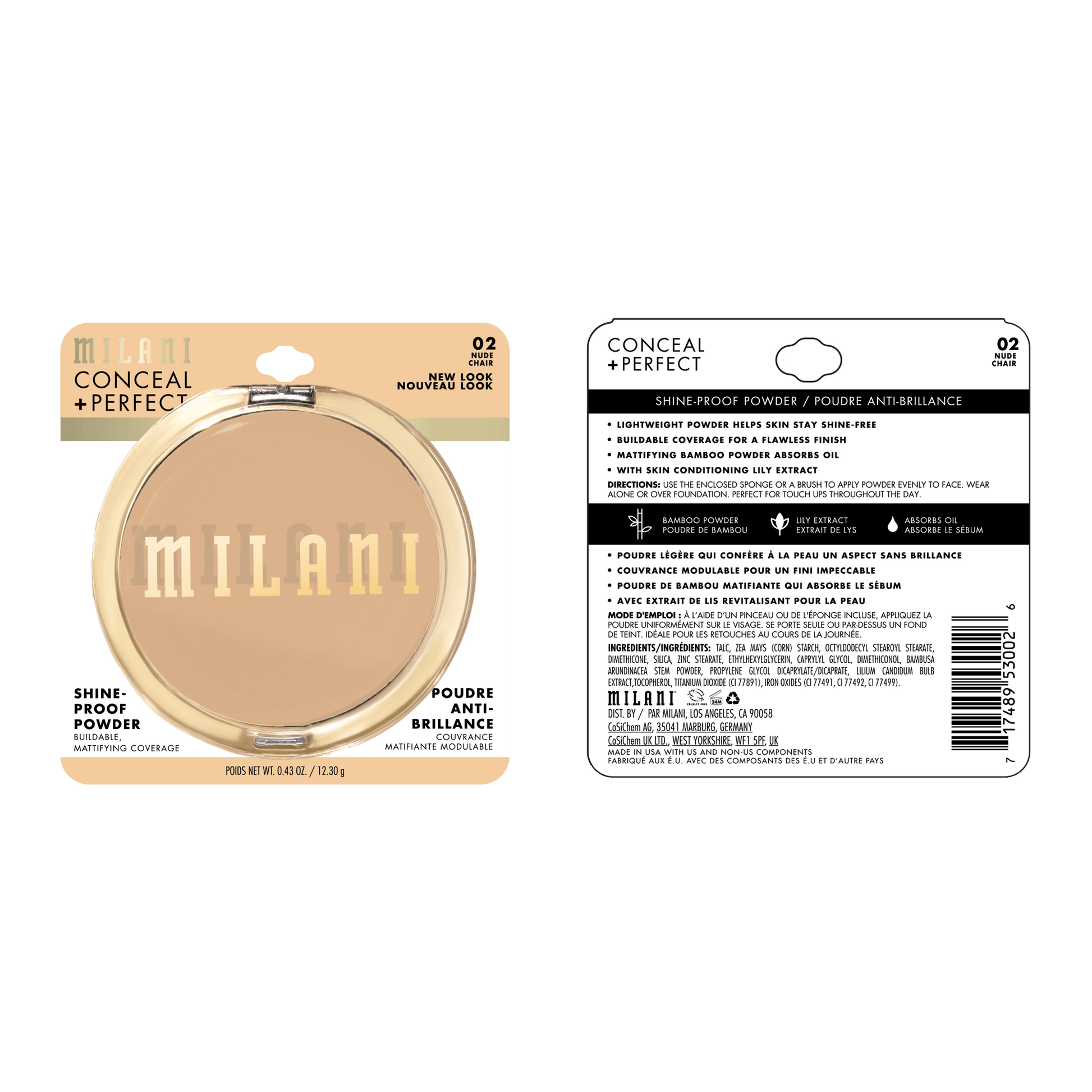 Conceal + Perfect Shine-Proof Powder