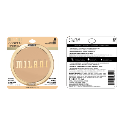 Conceal + Perfect Shine-Proof Powder