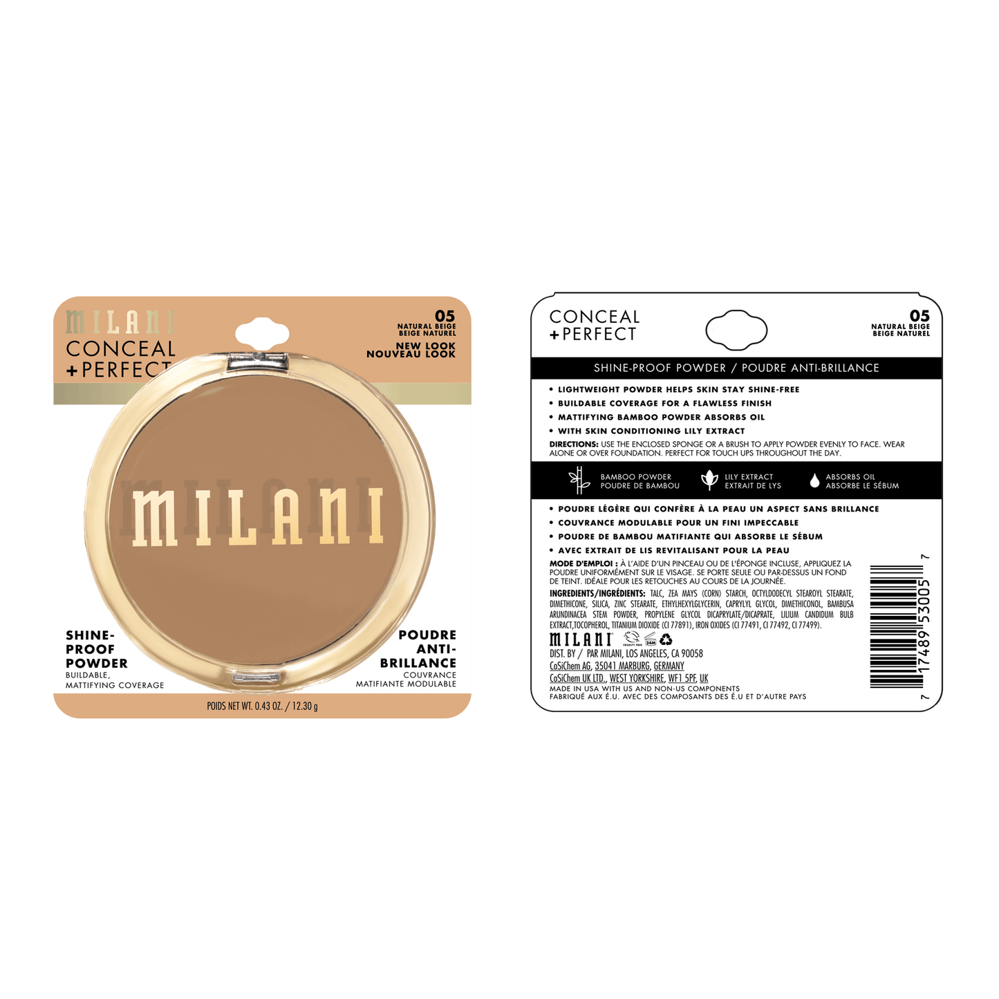 Conceal + Perfect Shine-Proof Powder