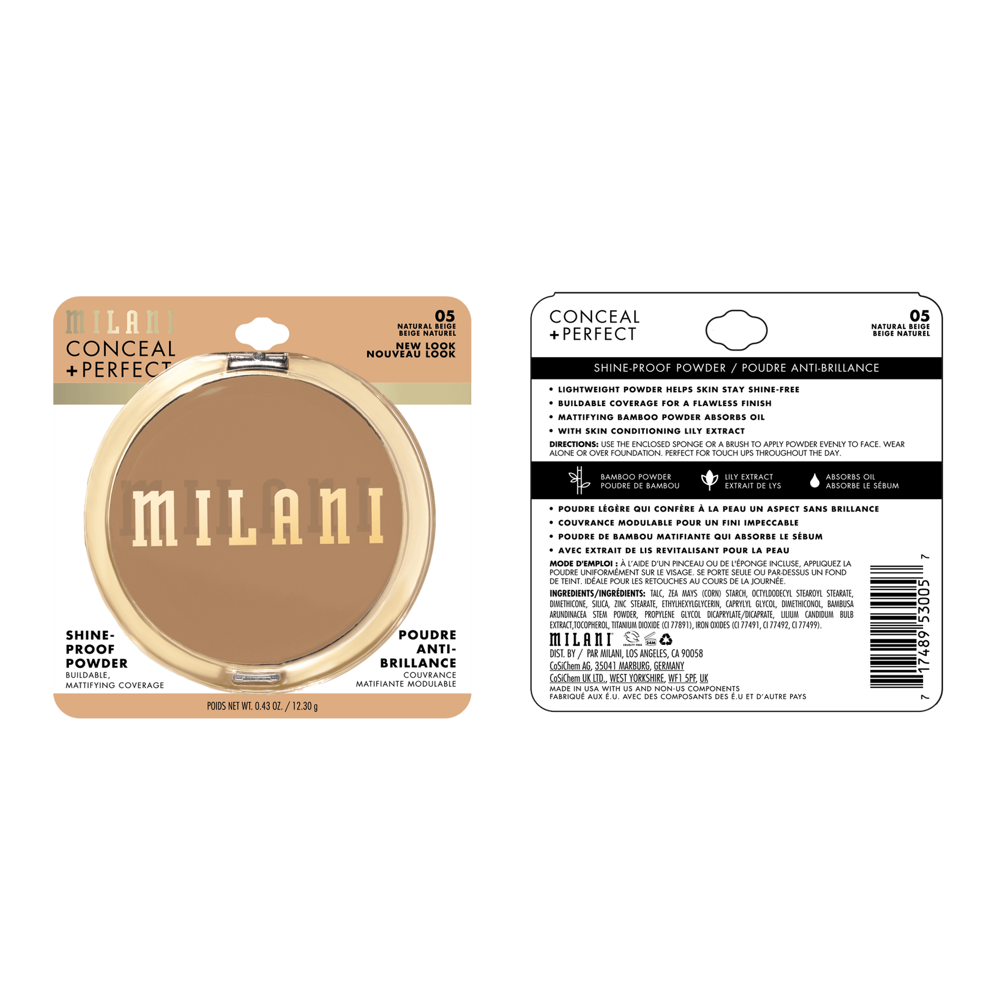 Conceal + Perfect Shine-Proof Powder