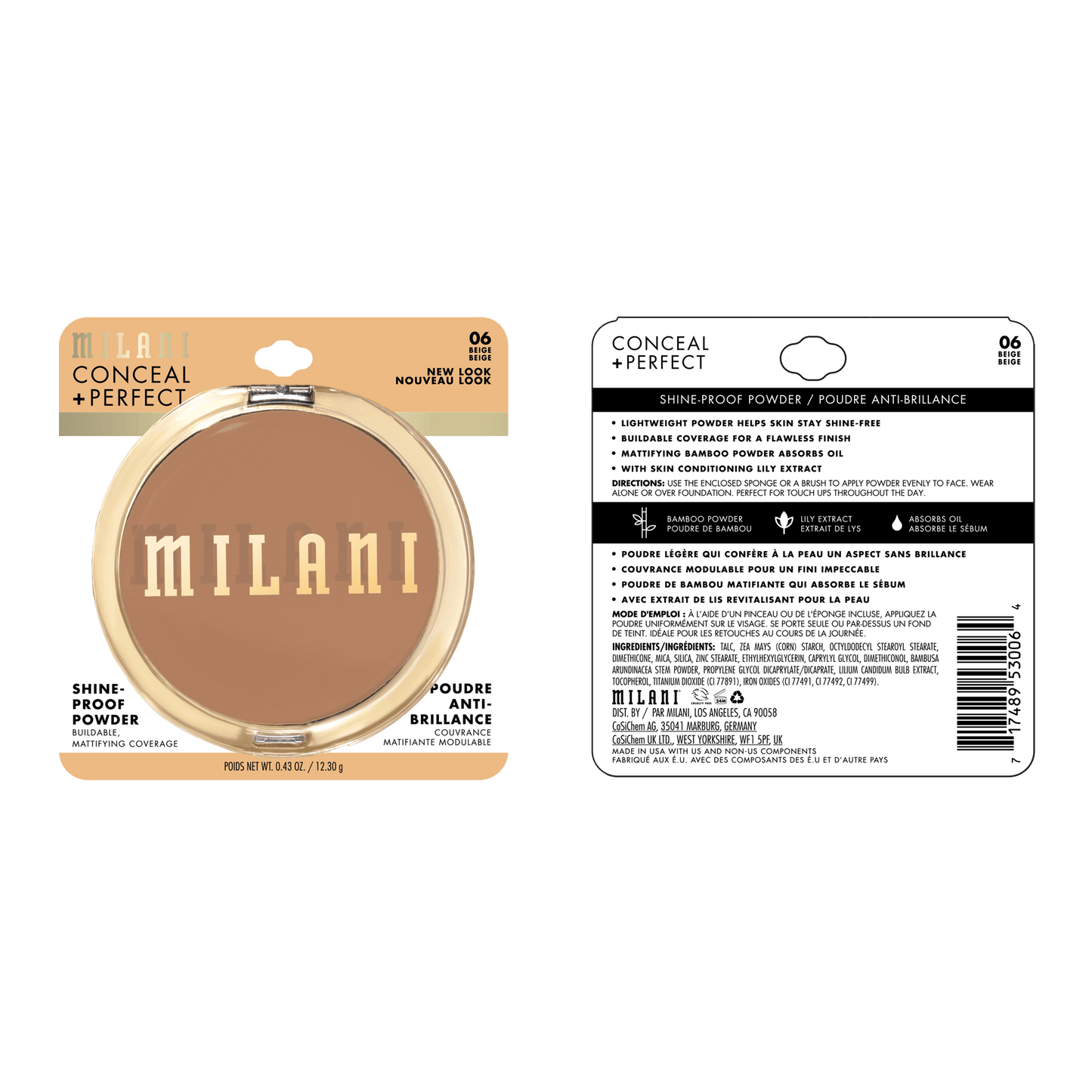 Conceal + Perfect Shine-Proof Powder
