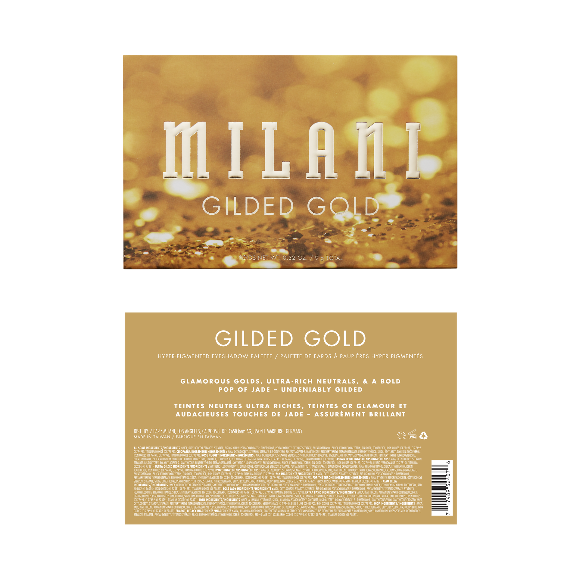 Gilded Eyeshadow Palettes