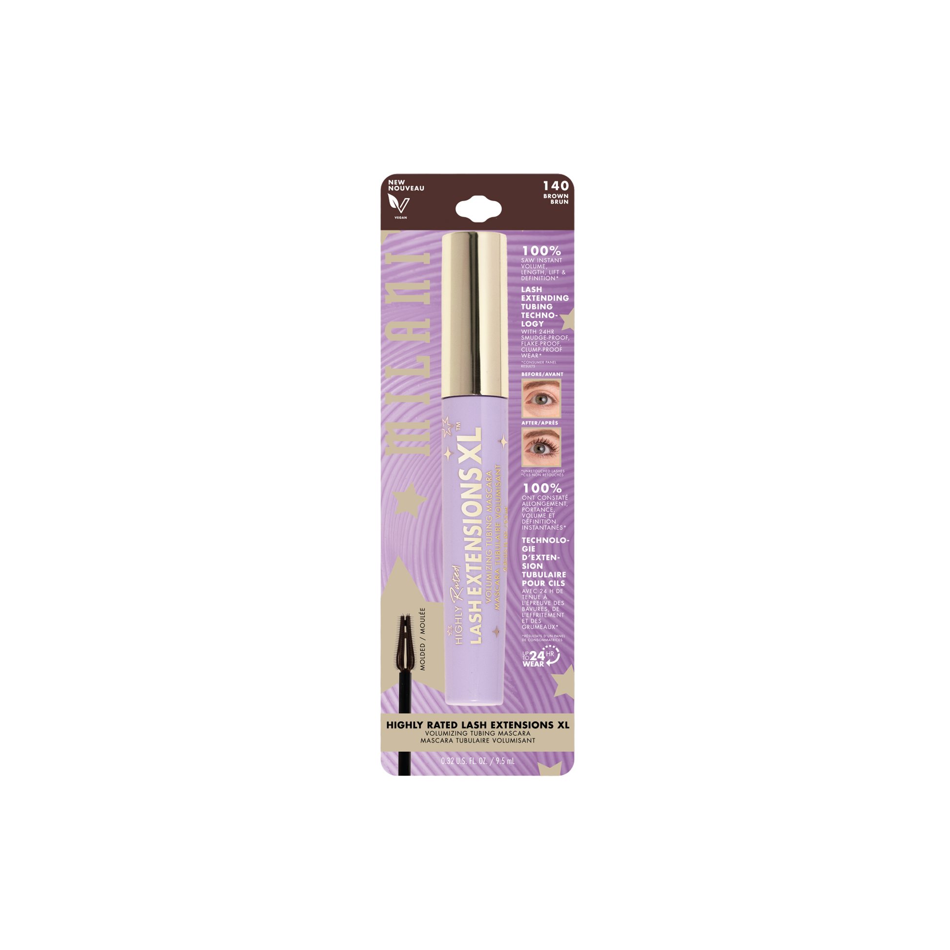 Highly Rated Lash Extensions XL Volumizing Tubing Mascara