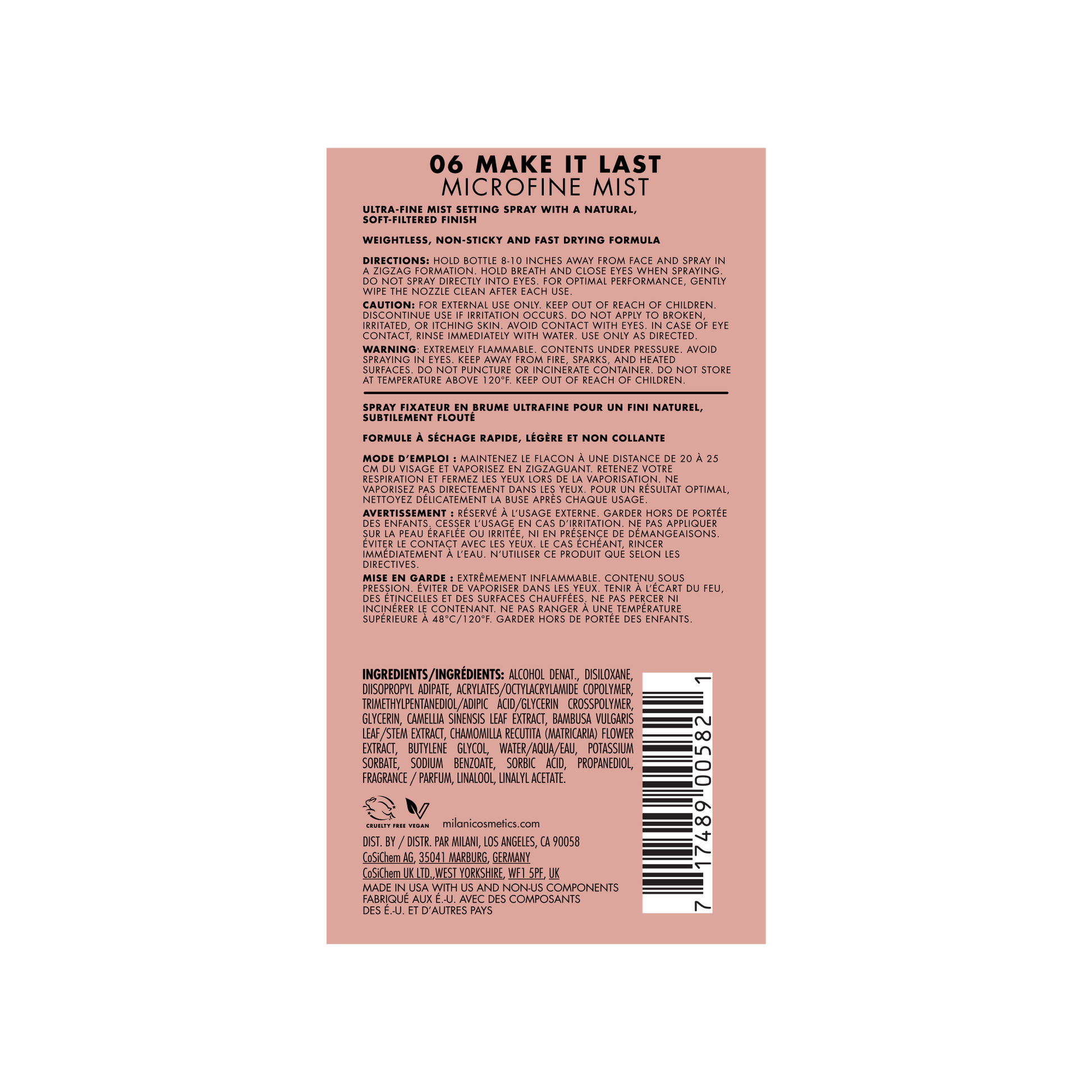 Make It Last Microfine Mist Setting Spray