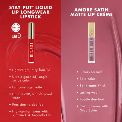 Amore Satin Matte Lip Crème